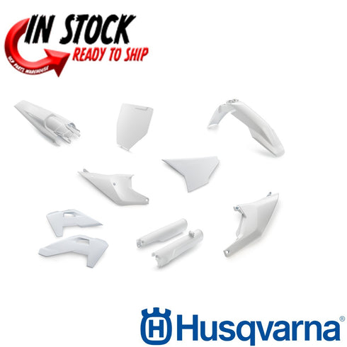 HUSQVARNA PLASTICS FENDER KIT WHITE 2025 TC 125 250 2025 FC 250 350 450 OEM